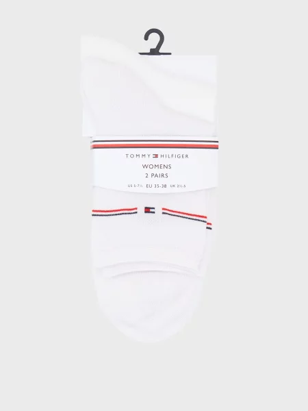 Шкарпетки Tommy Hilfiger з сіткою білі