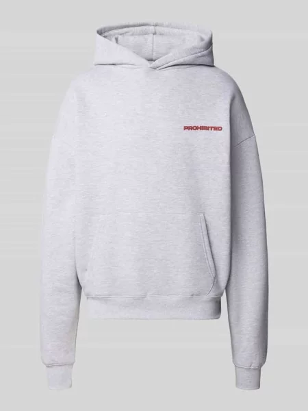 Bluza z kapturem o kroju relaxed fit z mieszanki bawełny z detalem z logo Prohibited