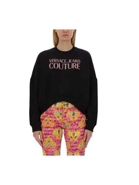 Bluza Versace Jeans Couture z logo czarna