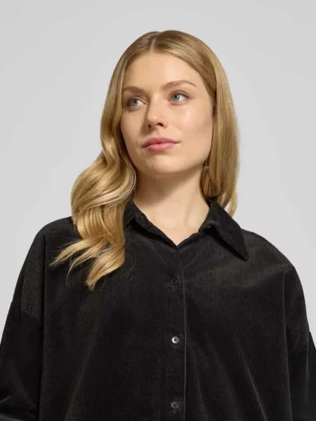 Bluzka koszulowa ze sztruksu model ‘CLOELIA’ Drykorn