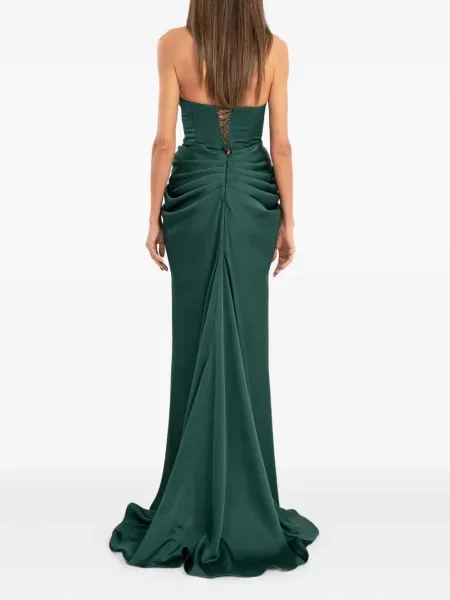 Rochie maxi Ana Radu de costum verde