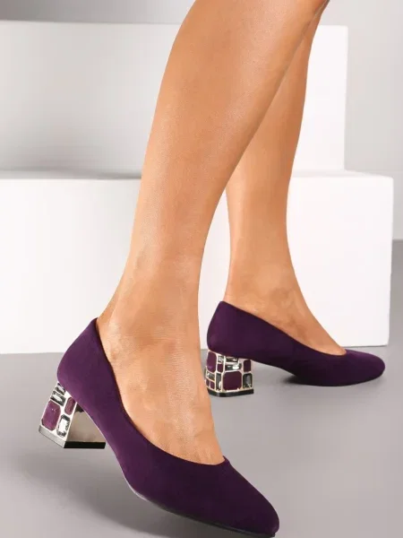 Pantofi cu Nailise Mov