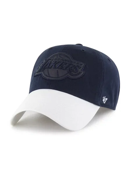 Baseballová čepice 47 brand NBA Los Angeles Lakers x Tommy Hilfiger tmavomodrá s aplikací