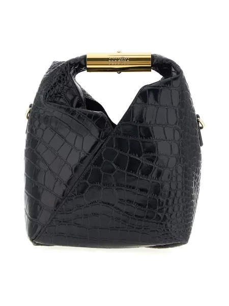 Maison Margiela torebka skórzana czarny