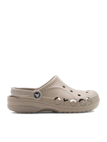 Klapki Crocs beżowe