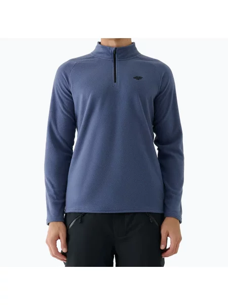 Мъжки суитшърт 4F denim синьо