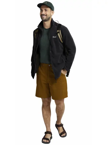 Флісова кофта Jack Wolfskin чорний