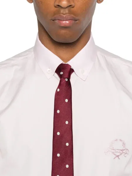 Cămașă Moschino cu broderie roz