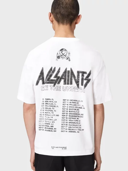 Футболка Allsaints біла