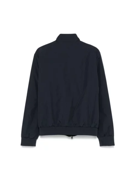 Kurtka bomber Ea7 Emporio Armani z nadrukiem na siłownię niebieski
