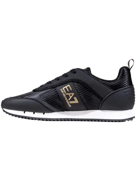 Tenisky Emporio Armani Ea7 se síťovinou černé