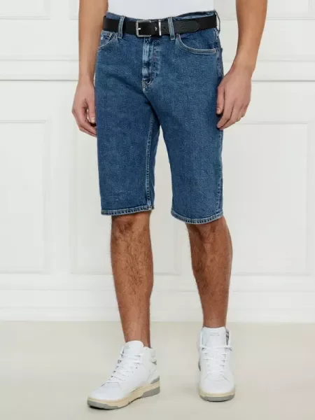 Tommy Jeans De blugi pantaloni scurți RYAN albastru