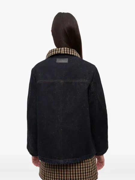 Geacă de blugi Ganni albastru