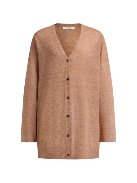 Cardigan 12 Storeez cu decolteu în V maro