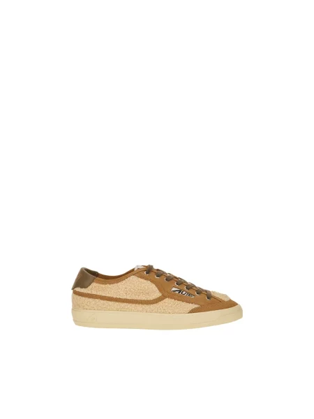Sneakersy Autry brązowe