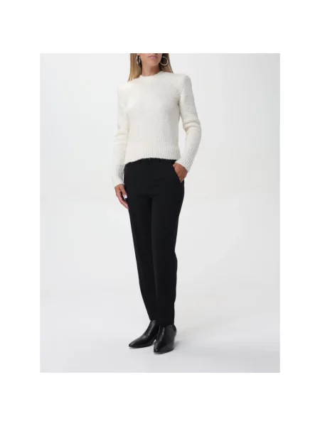 Moherowy sweter Isabel Marant beżowy