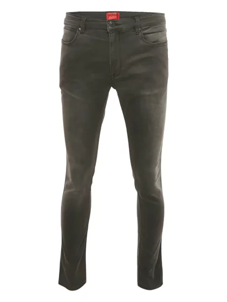 Blugi Boss Green Hugo Boss cu 5 buzunare negru