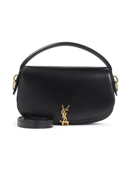 Torebka Saint Laurent skórzana czarna