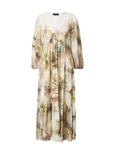 Monari Rochie maro kaki / pin verde