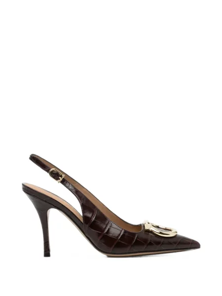Pantofi cu toc Ferragamo maro