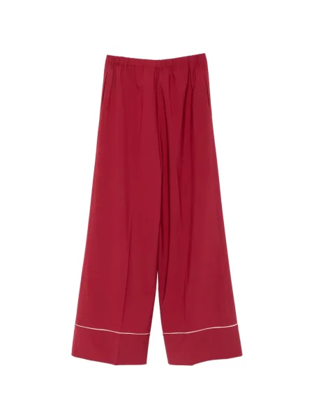 Pantaloni Alberta Ferretti roșu