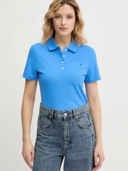 Tommy Hilfiger polo niebieski