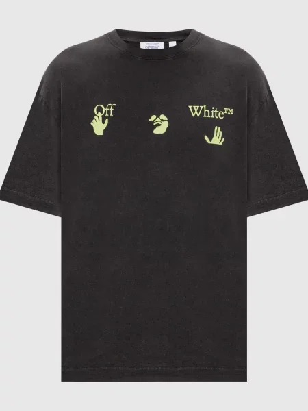 Футболка Bacco Arrow Off-white чорна