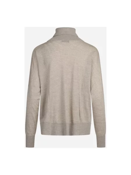 Sweter z golfem Gran Sasso brązowy