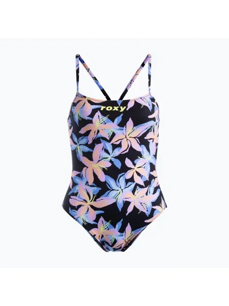 Costum de baie dint-o piesă pentru femei ROXY Active anthracite kiss