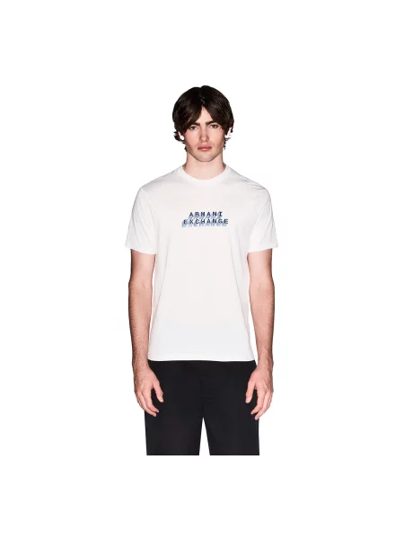 Tricou Eax alb