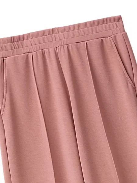 Pantaloni palazzo Benetton roz