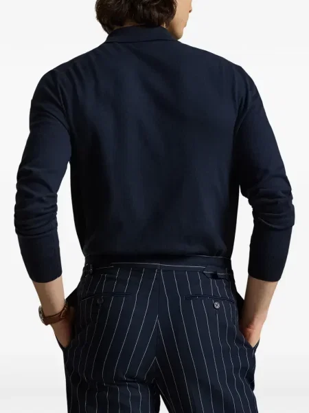 Șapcă Polo Ralph Lauren cu broderie din țesătură twill în carouri albastru