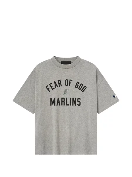 Scurt tricou Fear Of God Essentials gri