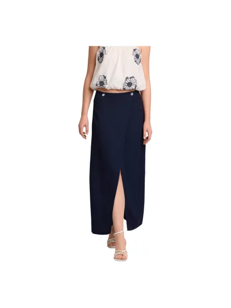 Długa spódnica maxi Kocca niebieska