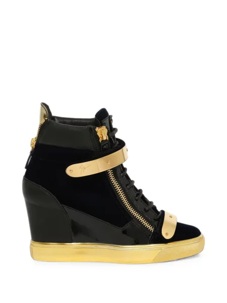 Sneakerși Giuseppe Zanotti cu pană albastru