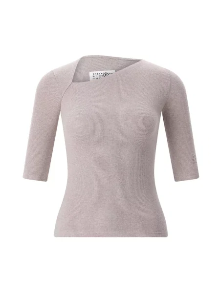 Sweter Mm6 Maison Margiela beżowy