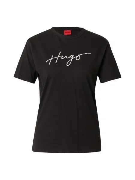 HUGO Tricou Damacia negru