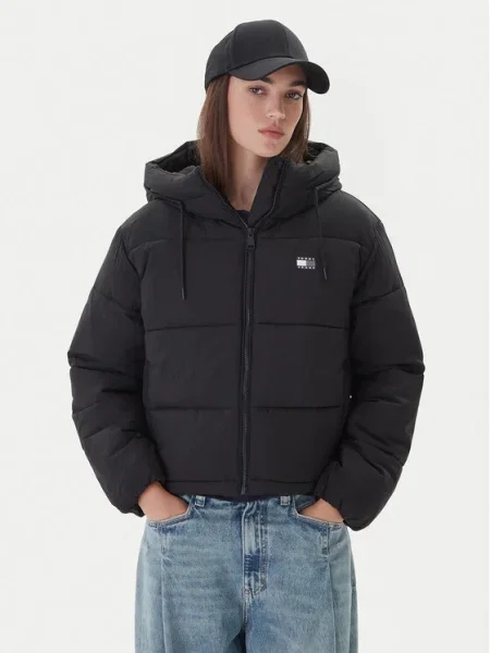 Tommy Jeans geacă de iarnă negru