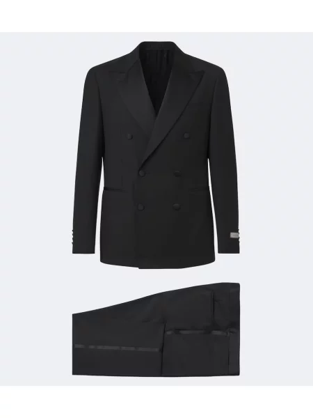 Costum Canali de lână negru