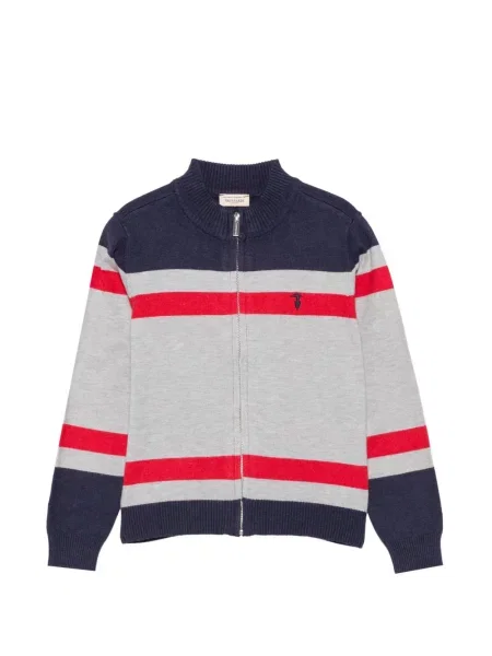 Sweter dziecięcy Trussardi szary