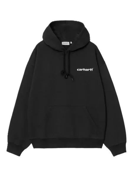 Hanorac cu glugă Carhartt Wip cu imagine negru