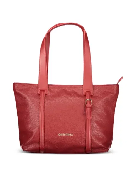 Shopper táska Mario Valentino autogrammal piros