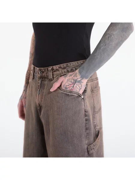 Klasične kratke jeans hlače Dime rjava