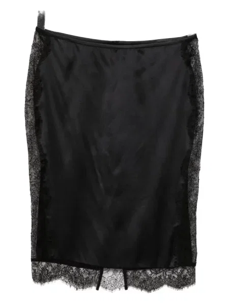 Satynowa spódnica Tom Ford czarna