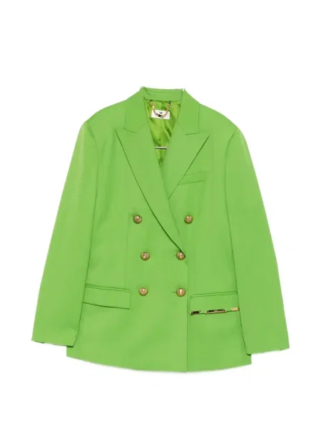 Geacă Elisabetta Franchi verde