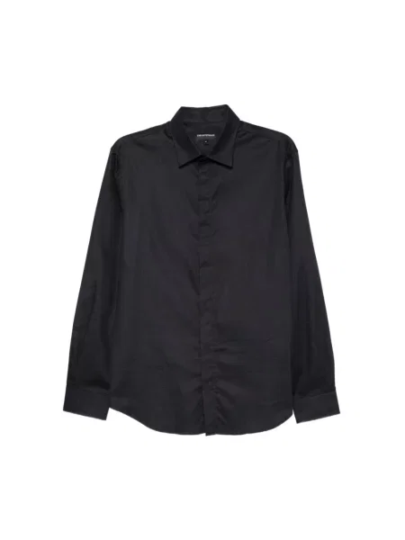 Koszula Emporio Armani niebieska