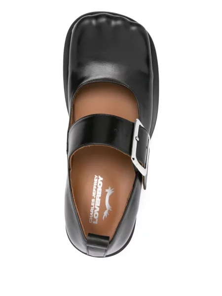 Pantofi cu toc Charles Jeffrey Loverboy cu cataramă negru