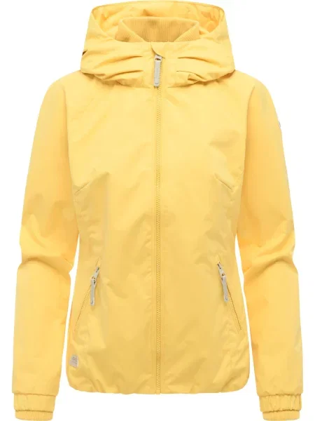 Ragwear Funkcionalna jakna Dizzie svetlo rumena