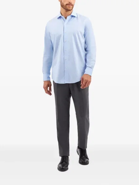 Cămașă Brooks Brothers lungă albastru