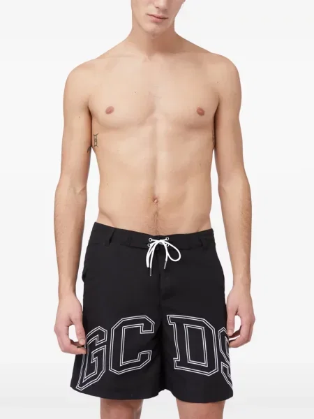 Raštuotos maudymosi kelnaitės Gcds juoda